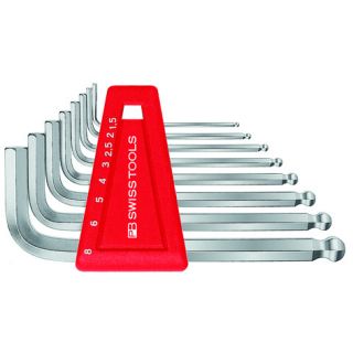 PB - Korte stiftsleutelset inbus met KK 1.5-8.0mm, 8-dlg