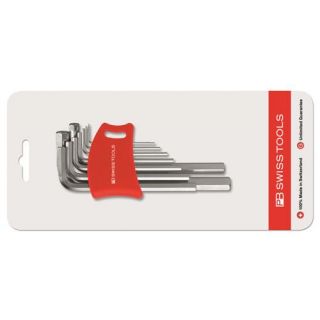 PB - Korte stiftsleutelset inbus, 1.5-10.0mm, 9-dlg