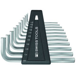 PB - Korte stiftsleutelset inbus, inch 12-dlg