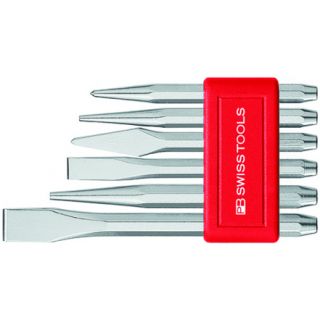 PB - Achtkant slag + beitelset, 6-dlg.