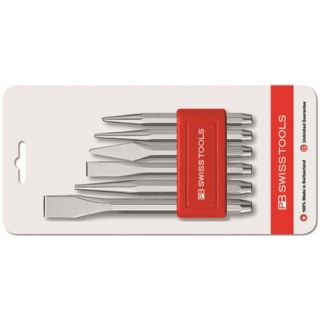 PB - Achtkant slag + beitelset, 6-dlg.