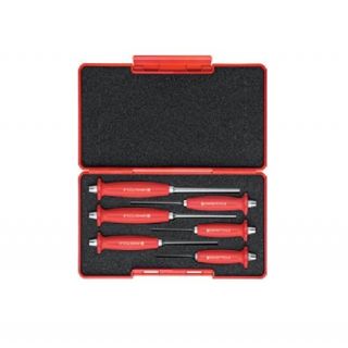 PB - Achtkant pendrijverset met handgreep, 6-dlg.