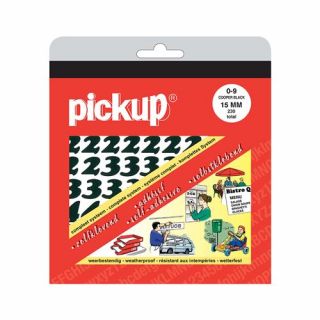 Pickup - Cijferass. Cooper 15mm zwart