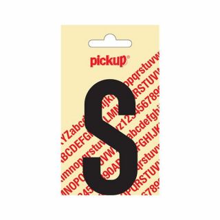 Pickup - Plakletter Nobel 90mm zwart - S