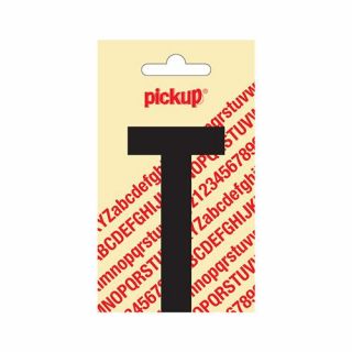 Pickup - Plakletter Nobel 90mm zwart - T