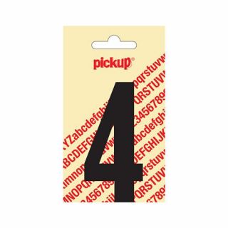 Pickup - Plakcijfer Nobel 120mm zwart - 4
