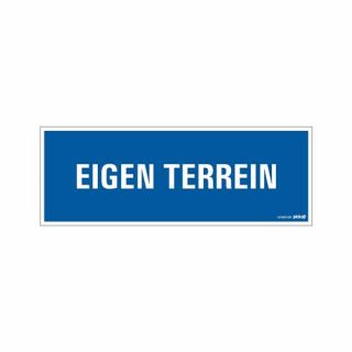 Pickup - Eigen terrein 330x120mm