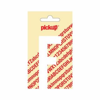 Pickup - Plakletter Nobel 120mm wit - F