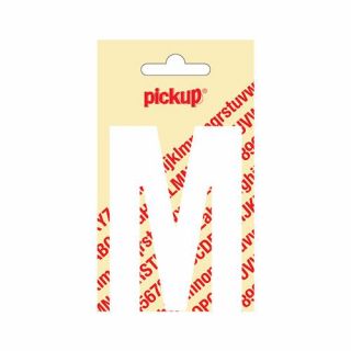 Pickup - Plakletter Nobel 150mm wit - M