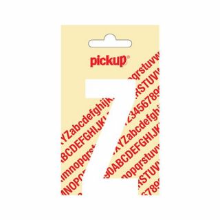 Pickup - Plakletter Nobel 60mm wit - Z