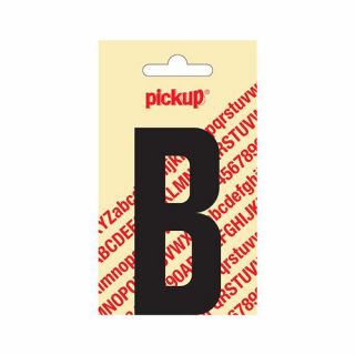 Pickup - Plakletter Nobel 120mm zwart - B