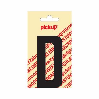 Pickup - Plakletter Nobel 120mm zwart - D