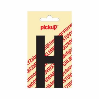 Pickup - Plakletter Nobel 120mm zwart - H