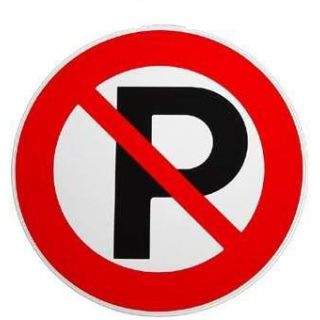 Pickup - Pictogram 100x100 P808 Verbod Parkeren.