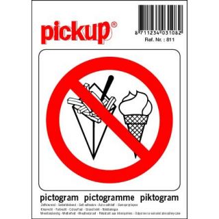 Pickup - Pictogram 100x100 P811 Verbod Consumpties.