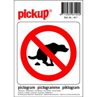Pickup - Pictogram 100x100 P817 Geen Hondenpoep.