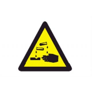 Pickup - Pictogram zijde 20cm bijtende stof.