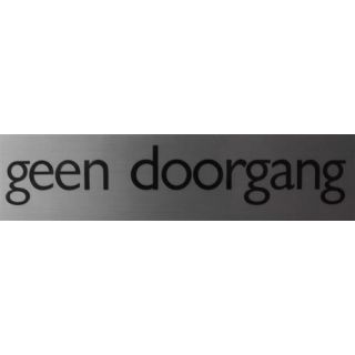 Pickup - Route Aluminium 4627 Geen Doorgang.