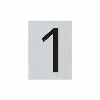 Pickup - Bord Alulook Cijfer 1 - 44x60 mm zelfklevend