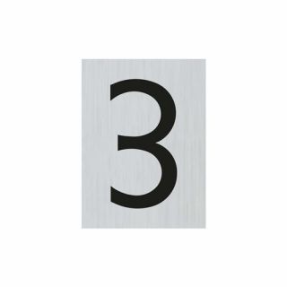 Pickup - Bord Alulook Cijfer 3 - 44x60 mm zelfklevend