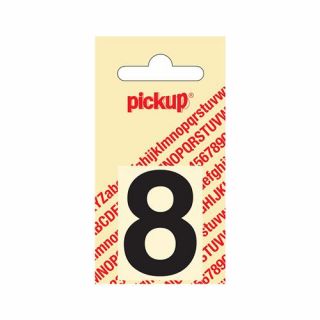 Pickup - Plakcijfer Helvetica 40 mm zwart - 8