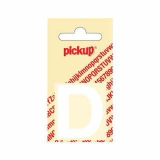 Pickup - Plakletter Helvetica 40 mm wit - D