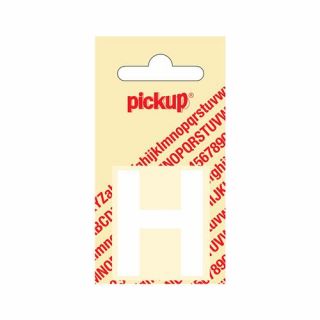 Pickup - Plakletter Helvetica 40 mm wit - H