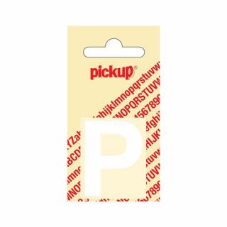 Pickup - Plakletter Helvetica 40 mm wit - P
