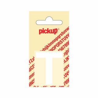 Pickup - Plakletter Helvetica 40 mm wit - T