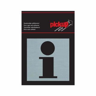 Pickup - Bord Alulook Informatie - 80x80 mm zelfklevend