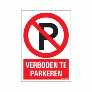 Pickup - Bord Verboden te parkeren - 230x330 mm