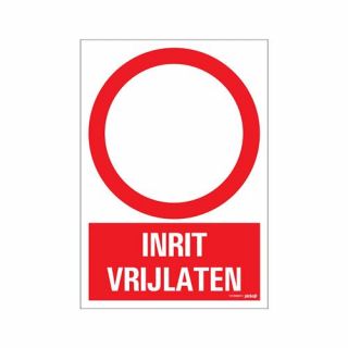 Pickup - Bord Inrit vrijlaten - 230x330 mm