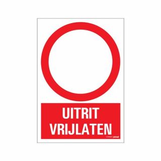 Pickup - Bord Uitrit vrijlaten - 230x330 mm