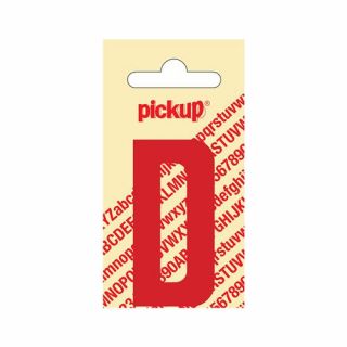 Pickup - Plakletter Nobel 60mm rood - D