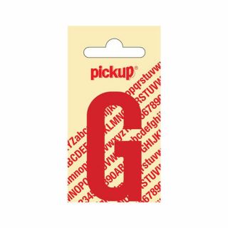 Pickup - Plakletter Nobel 60mm rood - G