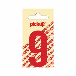 Pickup - Plakcijfer Nobel 150 mm rood - 9