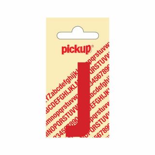 Pickup - Plakletter Nobel 150mm rood - J