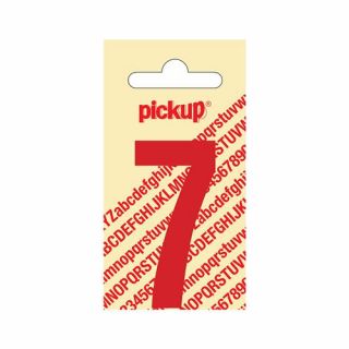 Pickup - Plakcijfer Nobel 200 mm rood - 7