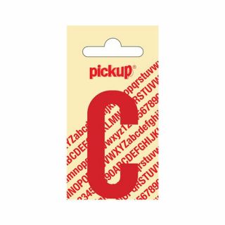 Pickup - Plakletter Nobel 200mm rood - C
