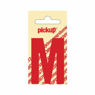 Pickup - Plakletter Nobel 200mm rood - M