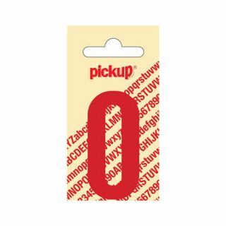 Pickup - Plakletter Nobel 200mm rood - O