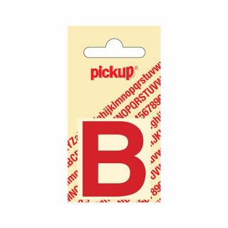 Pickup - Plakletter Helvetica 40 mm rood - B