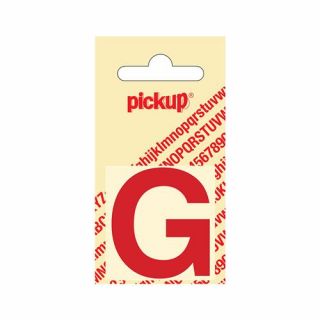Pickup - Plakletter Helvetica 40 mm rood - G