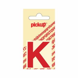 Pickup - Plakletter Helvetica 40 mm rood - K