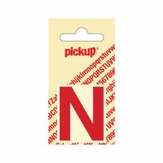 Pickup - Plakletter Helvetica 40 mm rood - N