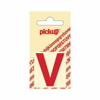 Pickup - Plakletter Helvetica 40 mm rood - V