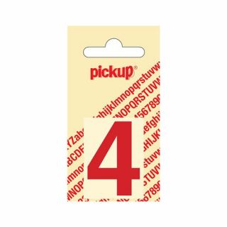 Pickup - Plakcijfer Helvetica 60 mm rood - 4