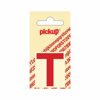 Pickup - Plakletter Helvetica 60 mm rood - T