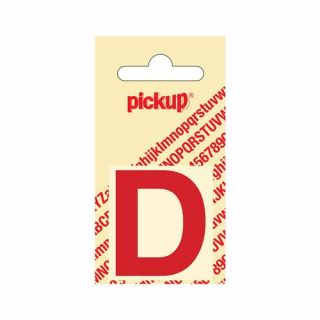 Pickup - Plakletter Helvetica 80 mm rood - D
