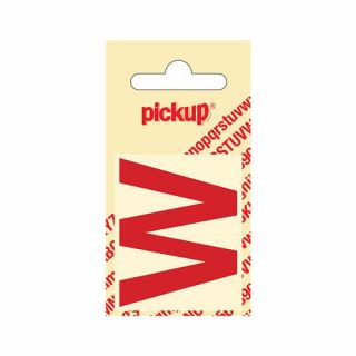 Pickup - Plakletter Helvetica 80 mm rood - W